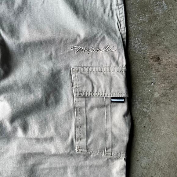 Vintage Makaveli Pants Mens 38x34 Khaki Cargo Workwear Hip Hop USA Y2K 00s Skate - Picture 6 of 8